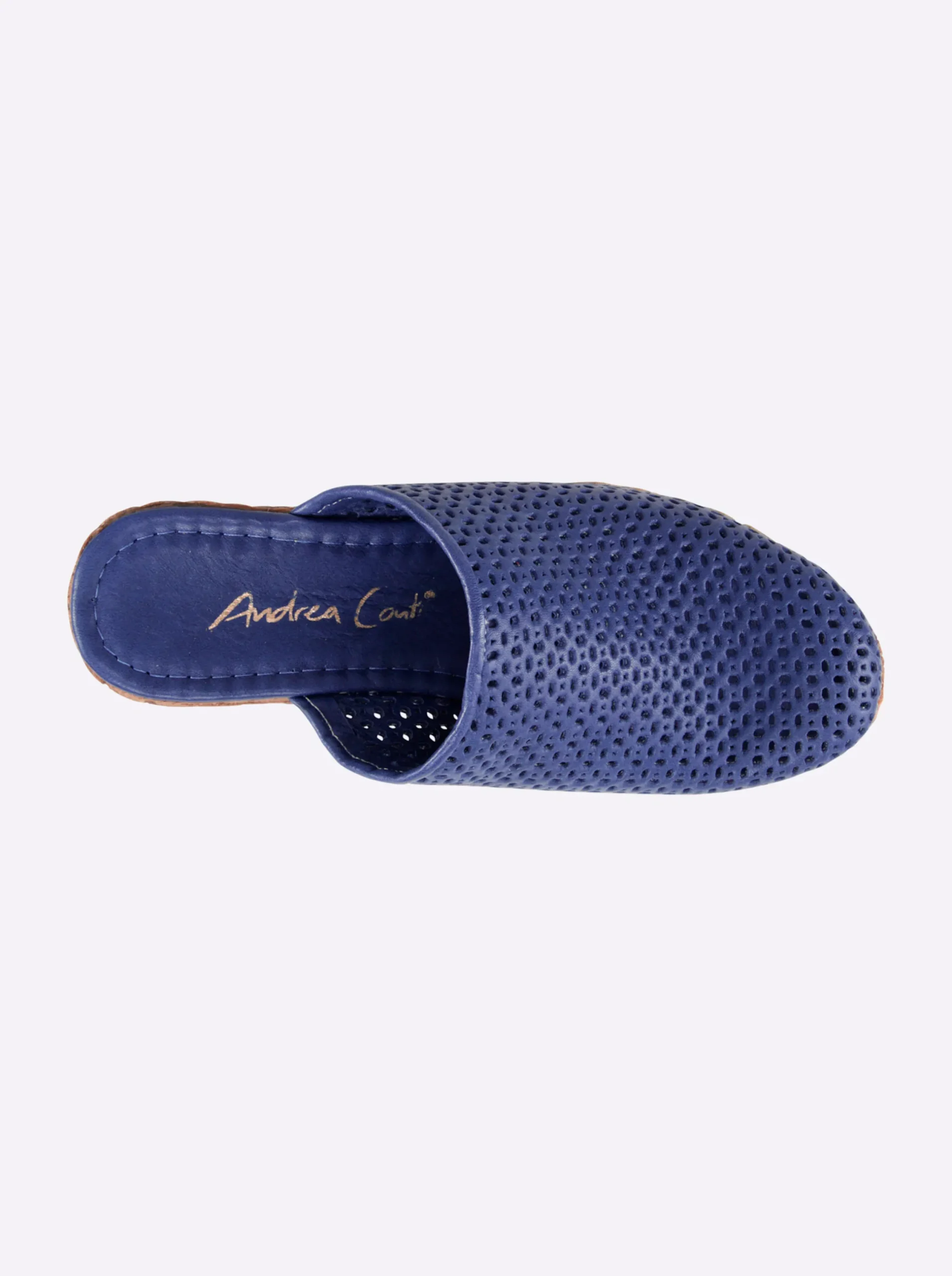 Pantoletten|Andrea Conti Clog jeansblau