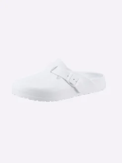 Pantoletten| Clog in Weite F weiß