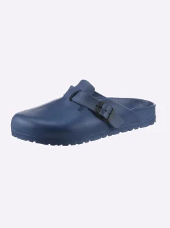Pantoletten| Clog in Weite F dunkelblau
