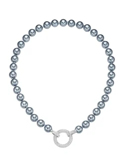 Schmuck| Collier grau