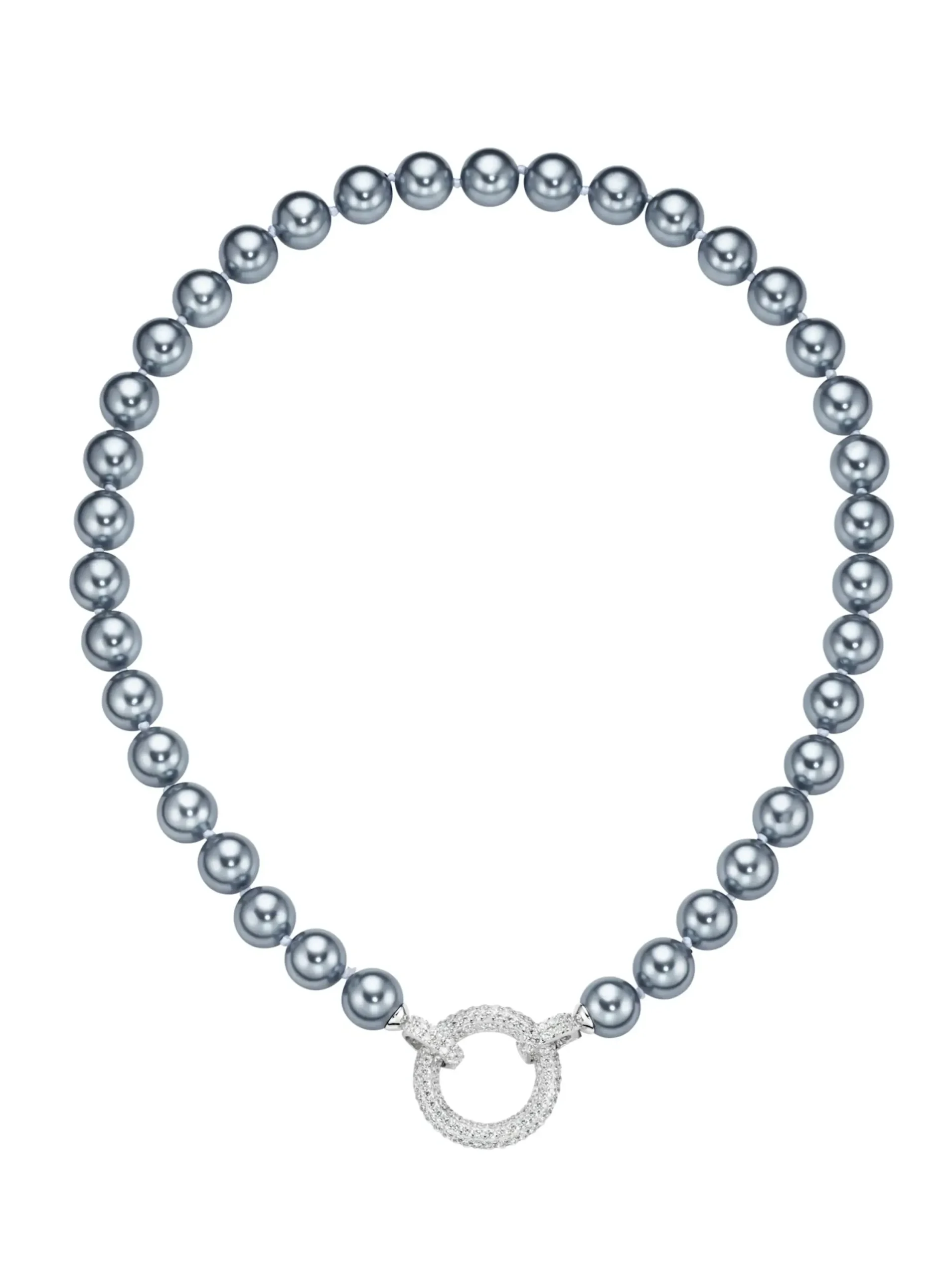 Schmuck| Collier grau