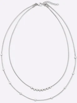 Schmuck|heine Collier silberfarben