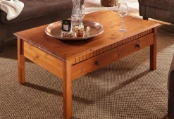 Tische|Home affaire Couchtisch kirschbaumfarben