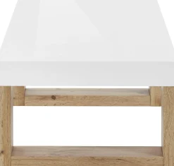 Tische|INOSIGN Couchtisch naturfarben/weiß