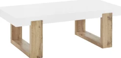 Tische|INOSIGN Couchtisch naturfarben/weiß