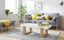 Tische|INOSIGN Couchtisch naturfarben/weiß