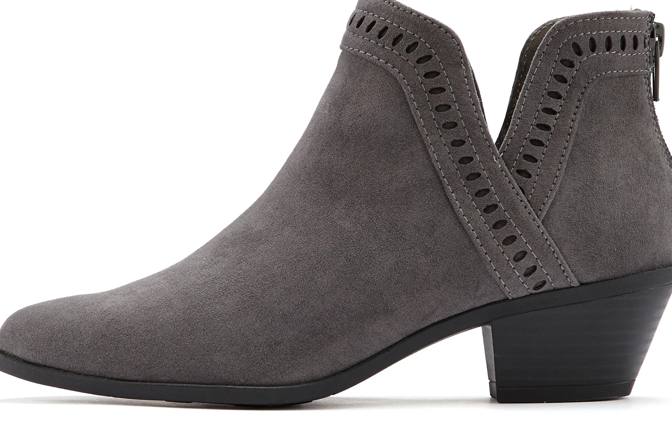 Stiefeletten|Stiefel|LASCANA Cowboy Stiefelette grau