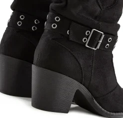 Stiefeletten|Stiefel|LASCANA Cowboy Stiefelette schwarz