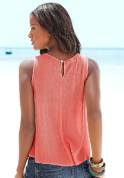 Strandmode|Buffalo Crepebluse koralle