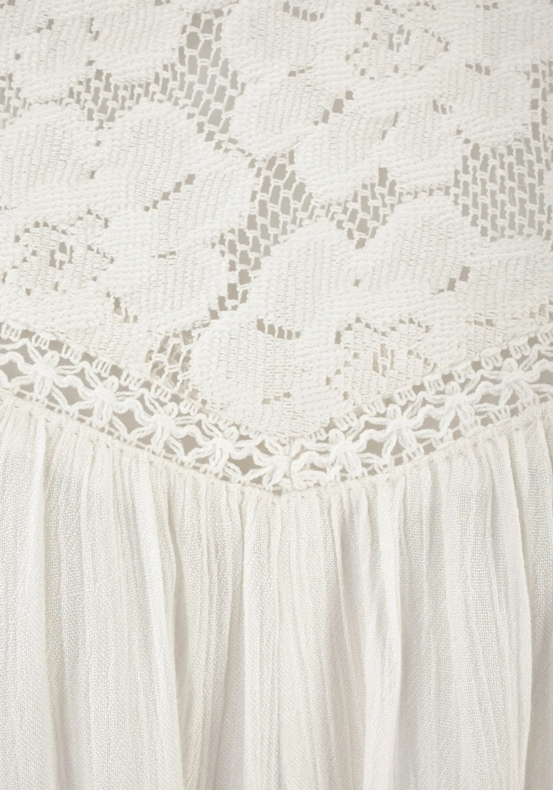 Strandmode|Buffalo Crepebluse creme