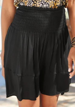 Strandmode|s.Oliver Crinklerock schwarz
