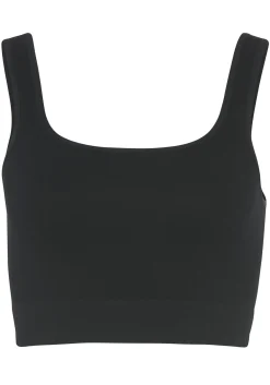 Strandmode|Shirts|LASCANA Crop-Top schwarz