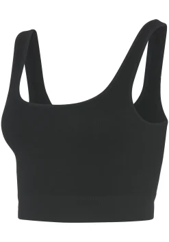 Strandmode|Shirts|LASCANA Crop-Top schwarz
