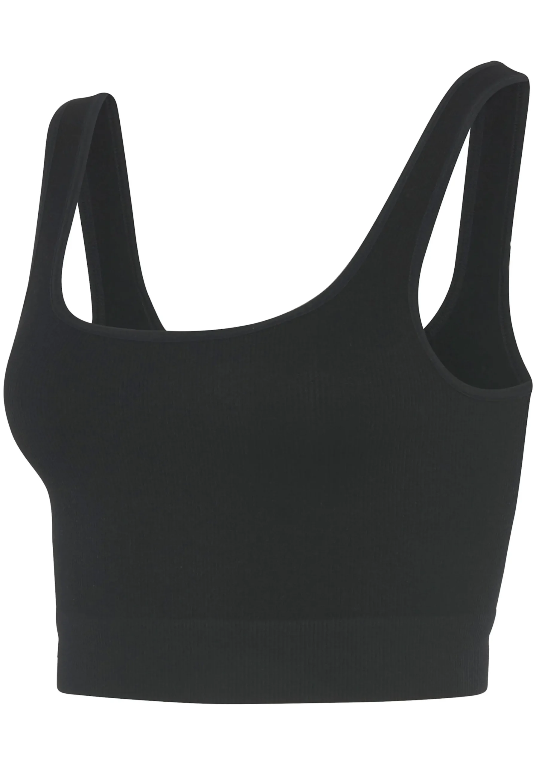 Strandmode|Shirts|LASCANA Crop-Top schwarz