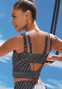 Shirts|LASCANA ACTIVE Crop-Top schwarz