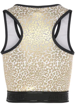 Shirts|LASCANA ACTIVE Crop-Top gold,weiß