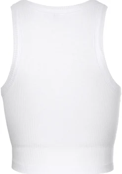 Shirts|LASCANA Crop-Top weiß+schwarz