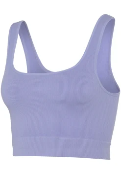 Strandmode|LASCANA Crop-Top lila