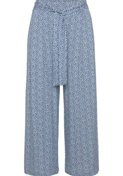 Hosen|LASCANA Culotte blaubedruckt