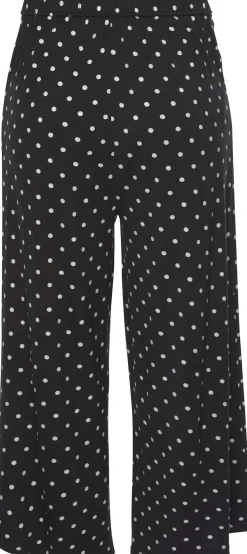 Strandmode|LASCANA Culotte schwarz-weiß-gepunktet