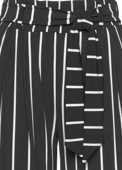 Strandmode|Hosen|LASCANA Culotte schwarz-weiß-gestreift