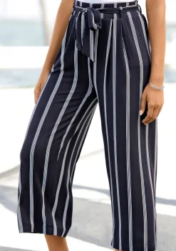 Strandmode|LASCANA Culotte marine-weiß-gestreift