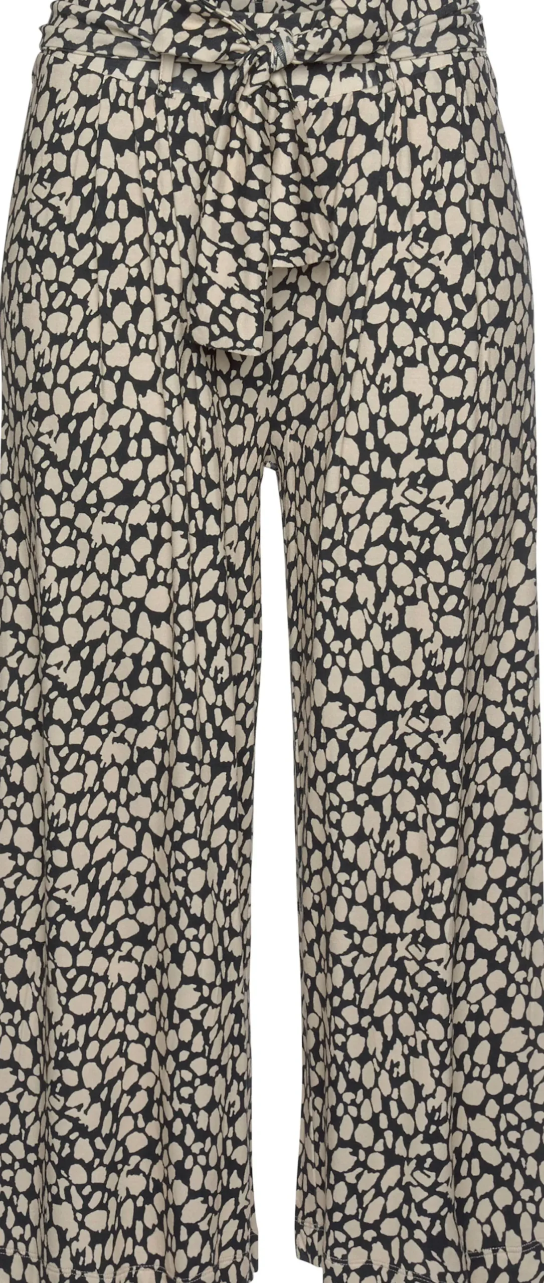 Strandmode|Hosen|LASCANA Culotte schwarz-sand-bedruckt