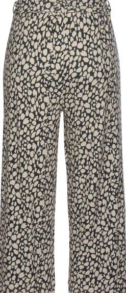 Strandmode|Hosen|LASCANA Culotte schwarz-sand-bedruckt