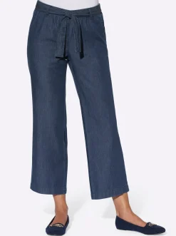 Jeans| Culotte blue-stone-washed