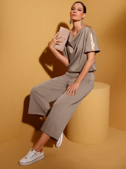 Hosen| Culotte taupe