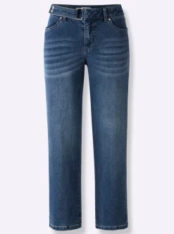Hosen| Culotte in Denim-Qualität blue-stone-washed