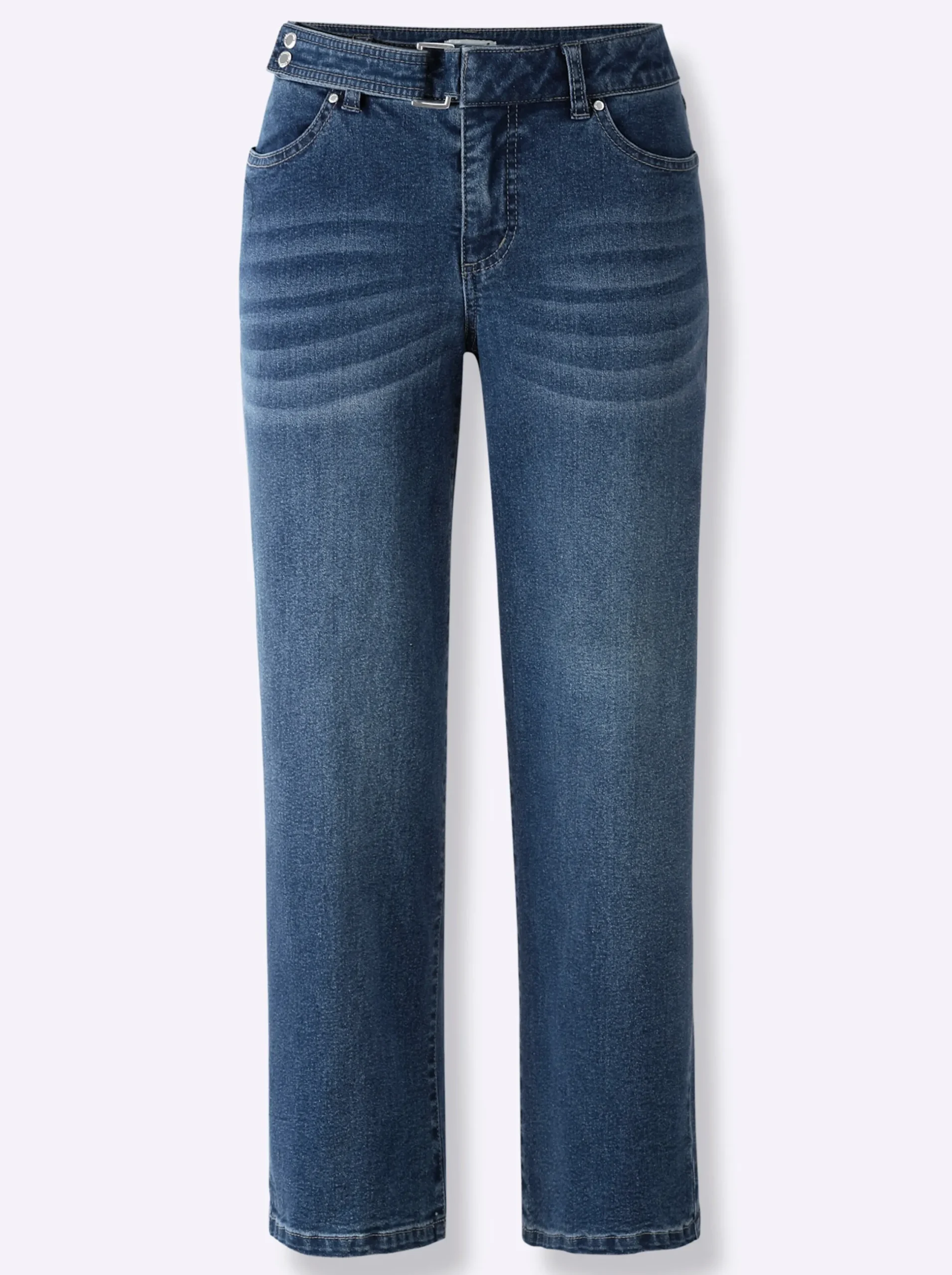 Hosen| Culotte in Denim-Qualität blue-stone-washed