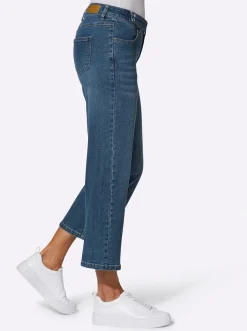 Hosen| Culotte in Denim-Qualität blue-stone-washed