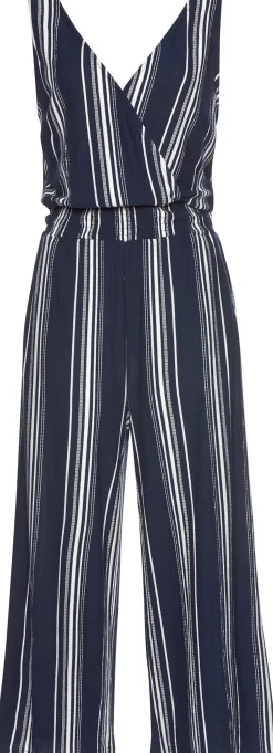 Strandmode|Overalls|LASCANA Culotte-Overall marine-weiß-gestreift