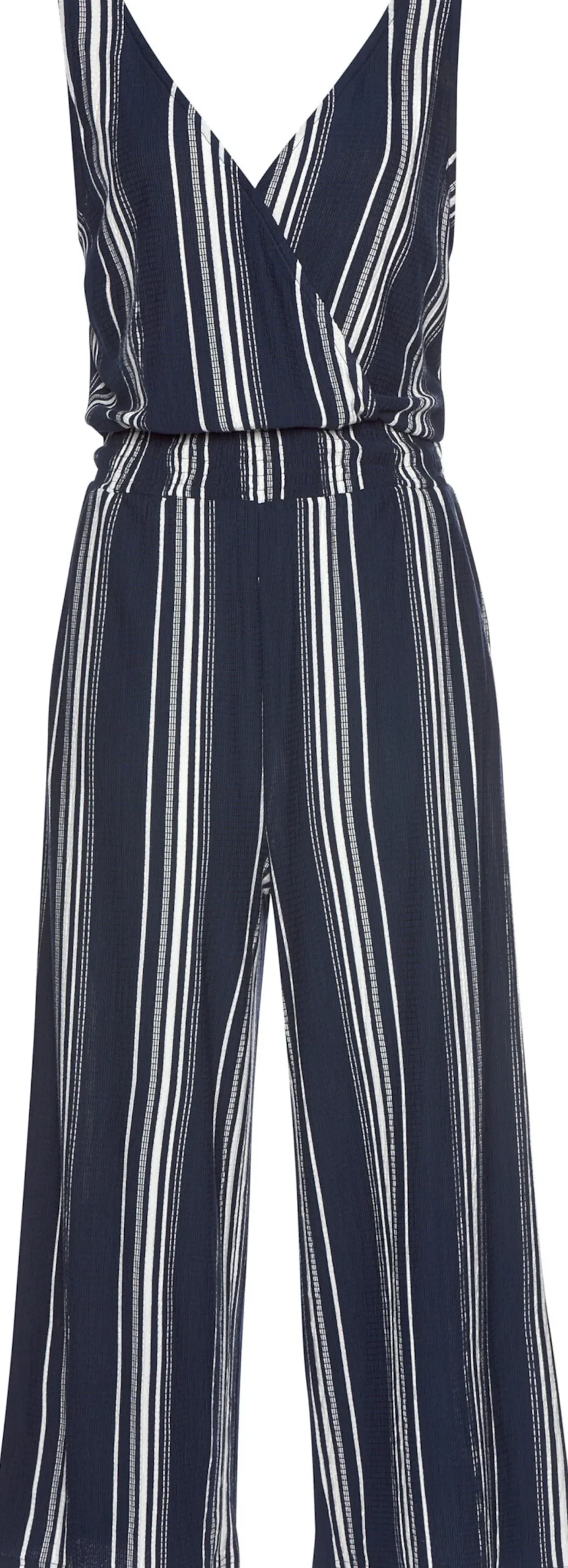 Strandmode|Overalls|LASCANA Culotte-Overall marine-weiß-gestreift