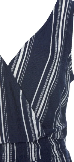 Strandmode|Overalls|LASCANA Culotte-Overall marine-weiß-gestreift