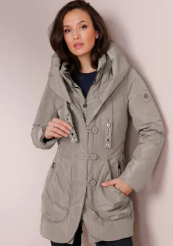 Jacken|CREATION L PREMIUM Daunenjacke taupe