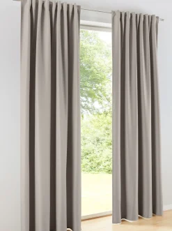 Gardinen & Rollos| Dekoschal taupe