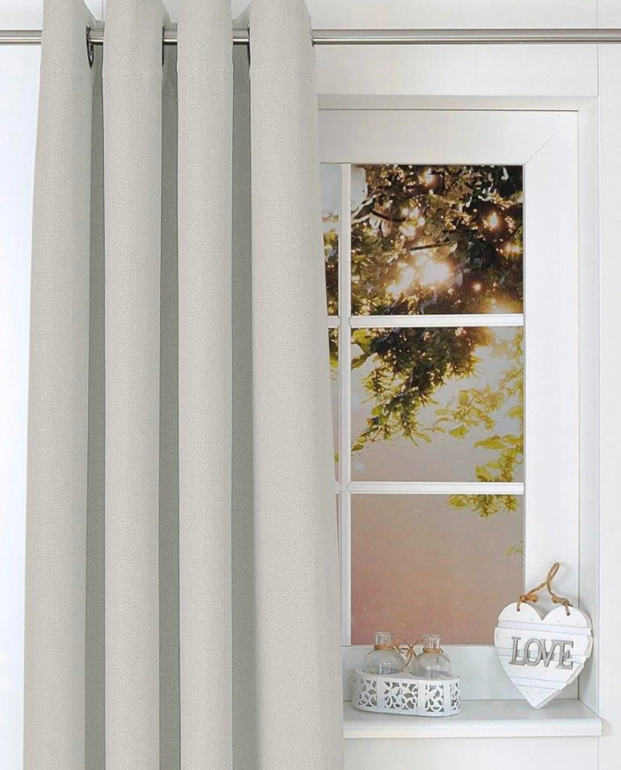Gardinen & Rollos|heine home Dekoschal grau