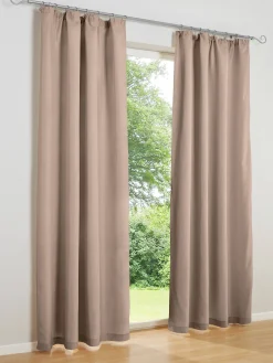 Gardinen & Rollos|heine home Dekoschal taupe
