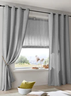 Gardinen & Rollos|heine home Dekoschal grau