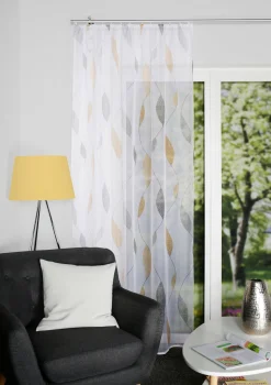 Gardinen & Rollos|heine home Dekostore gelb-weiß