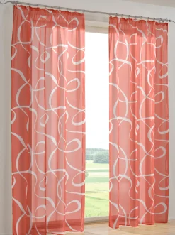 Gardinen & Rollos|heine home Dekostore rot-weiß