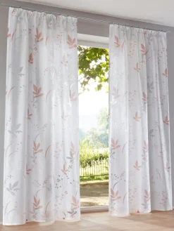 Gardinen & Rollos|heine home Dekostore rosé-weiß