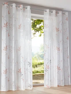 Gardinen & Rollos|heine home Dekostore rosé-weiß