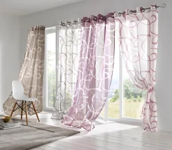 Gardinen & Rollos|heine home Dekostore weiß-taupe