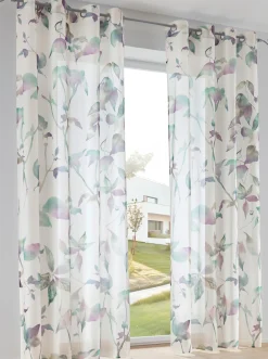 Gardinen & Rollos|heine home Dekostore weiß-bedruckt