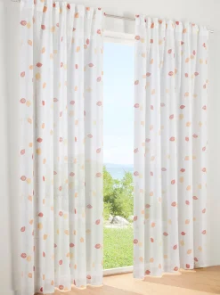 Gardinen & Rollos|heine home Dekostore weiß-orange