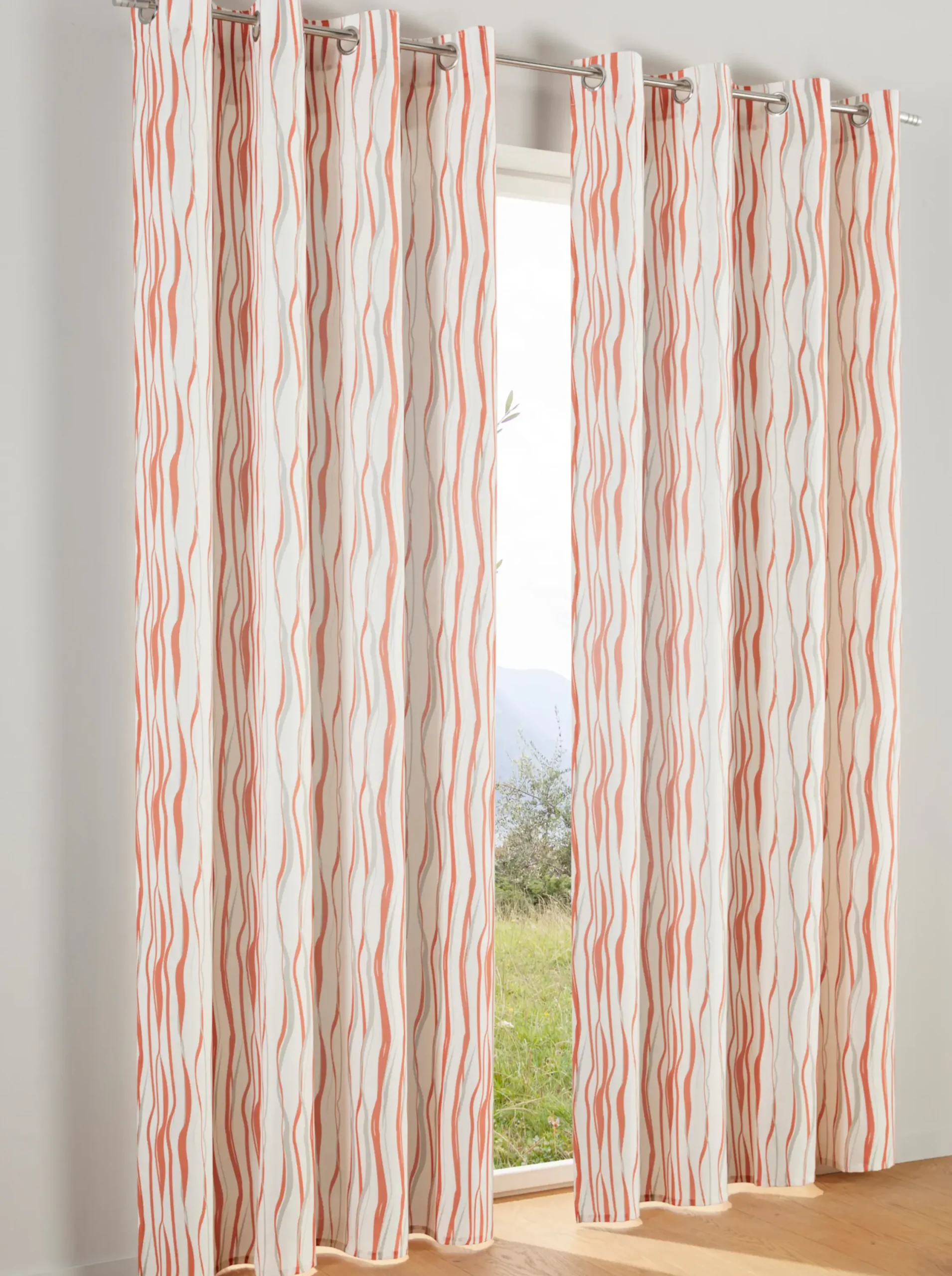 Gardinen & Rollos|heine home Dekostore offwhite-orange