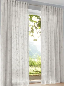 Gardinen & Rollos|heine home Dekostore offwhite-gemustert
